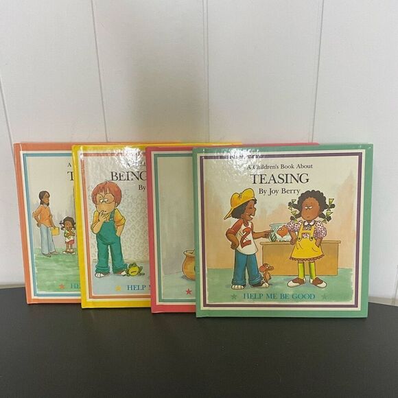 Lot of 4 Help Me Be Good Books by Joy Berry Educational Teasing Disobeying - Picture 1 of 5